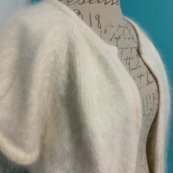Ann TAYLOR LOFT Rabbit Hair Blend Crop Sweater - Picture 1 of 7